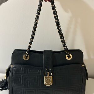 Authentic Elegant Black Designer Handbag
